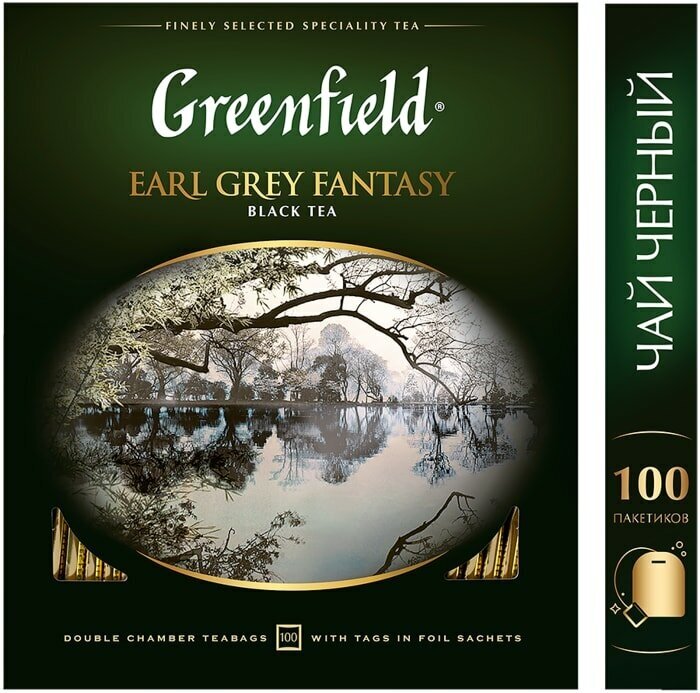 Чай черный Greenfield Earl Grey Fantasy 100*2г