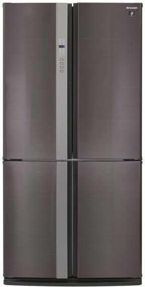 Холодильник Sharp SJ-FP97VBK черный (трехкамерный) - фотография № 7