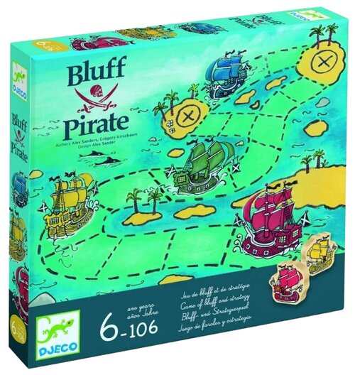 Настольная игра DJECO Bluff Pirate