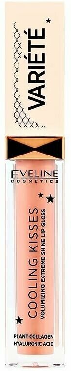 Блеск для губ EVELINE VARIETE COOLING KISSES тон 02 star glow