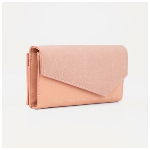 фото Кошелек , текстиль, на магните, отделение для монет, розовый