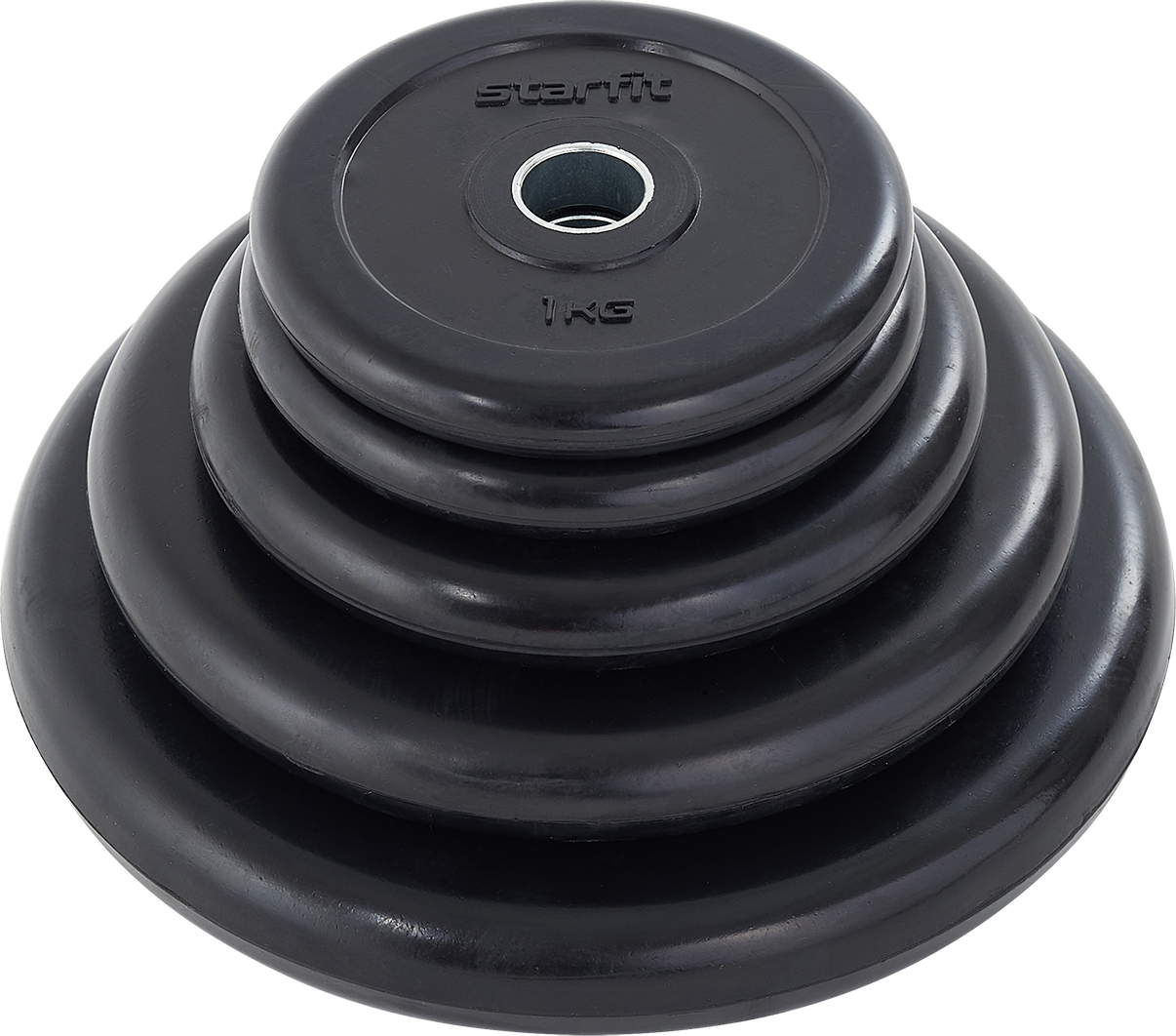 Диск Starfit BB-202 для гантели обрезин. 10кг черный (УТ-00018807) - фото №9