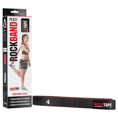 Ленты для восстановления и растяжки Rocktape RockBand Flex, среднее сопротивление