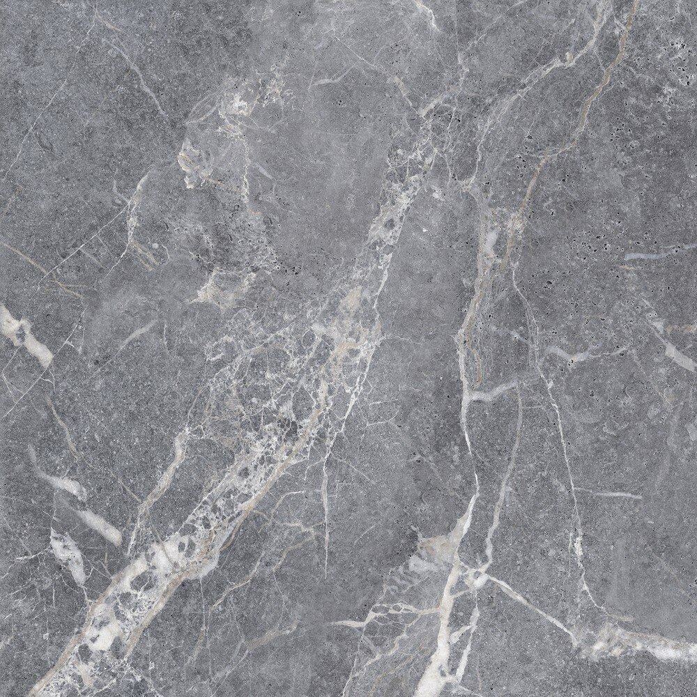 фото Плитка из керамогранита Kerranova Marble Trend K-1006/MR Silver river для стен и пола, универсально 60x60 (цена за коробку 1.44 м2)