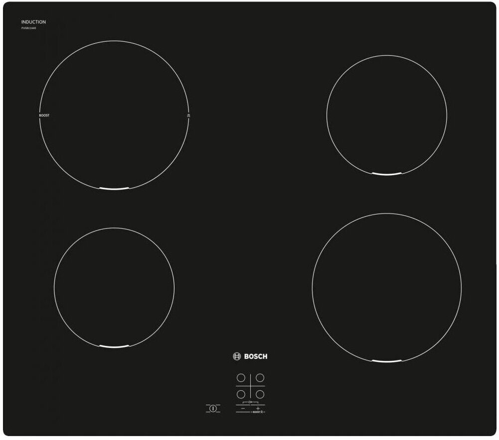 Индукционная варочная поверхность Bosch PUG611AA5D черный