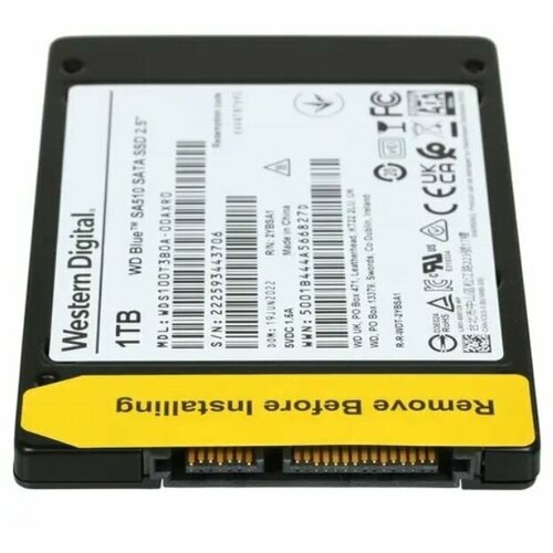 1000 ГБ 25 SATA накопитель WD Blue SA510 WDS100T3B0A 1061900₽
