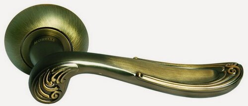 Изображение товара Ручка дверная Morelli MH-22 СOF кофе, ручки для межкомнатных дверей на круглой накладке комплект, фурнитура