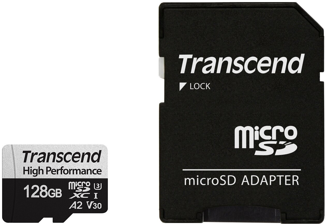 Карта памяти 128GB Transcend SDXC 330S A2/V30/U3/Class 10 - фото №5