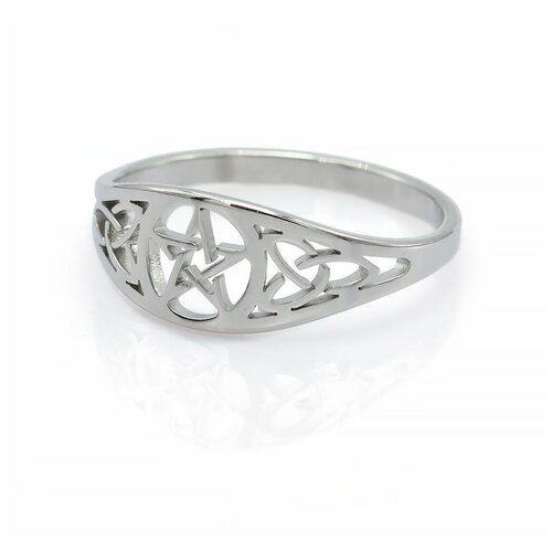 Кольцо SILVARIE, размер 18, серебристый