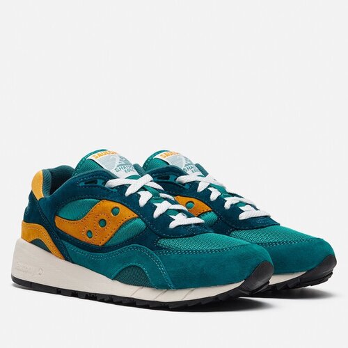 Кроссовки Saucony Shadow 6000, натуральная замша, размер 46, зеленый