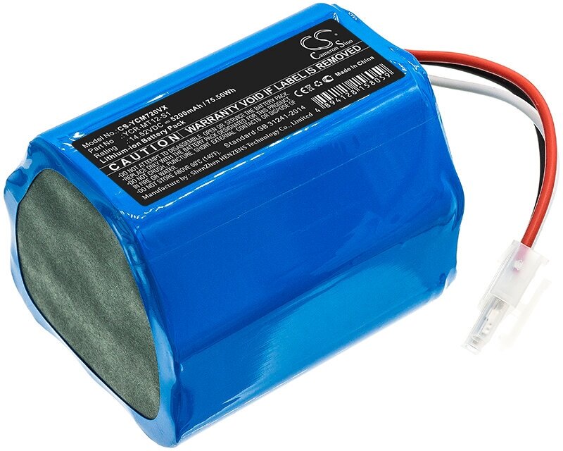 Аккумулятор для пылесоса iClebo Omega, O5, YCR-M07-20W 14.52v 5200mAh / 75.50Wh