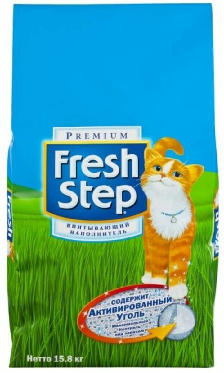 Наполнитель впитывающий для кошачьего туалета Fresh Step 3,17кг - фото №13