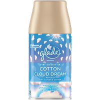 Баллон сменный для автоматического освежителя воздуха GLADE Automatic Cotton Cloud Dream, 269мл