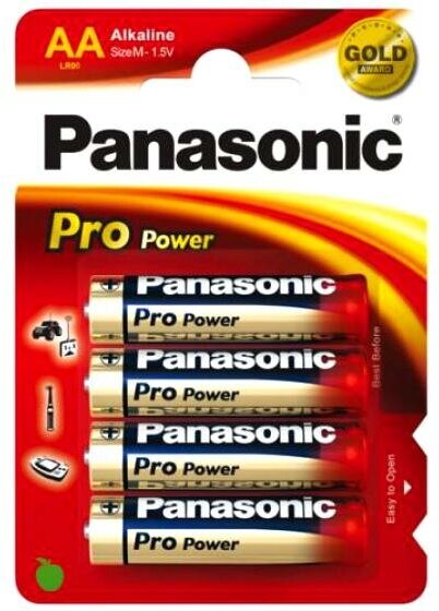 Батарейки Panasonic Pro Power AA Bli Alkaline, 4 шт. (LR6XEG/4BP) - фото №3
