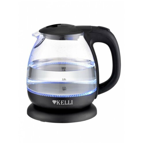 Чайник Kelli KL-1370 стекло 900Вт объем 1 л 317100₽