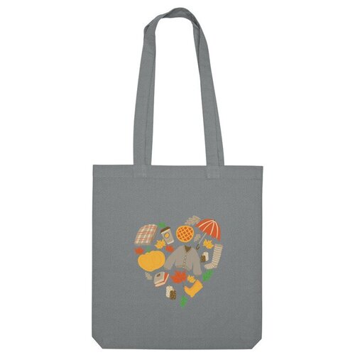 фото Сумка шоппер us basic, серый