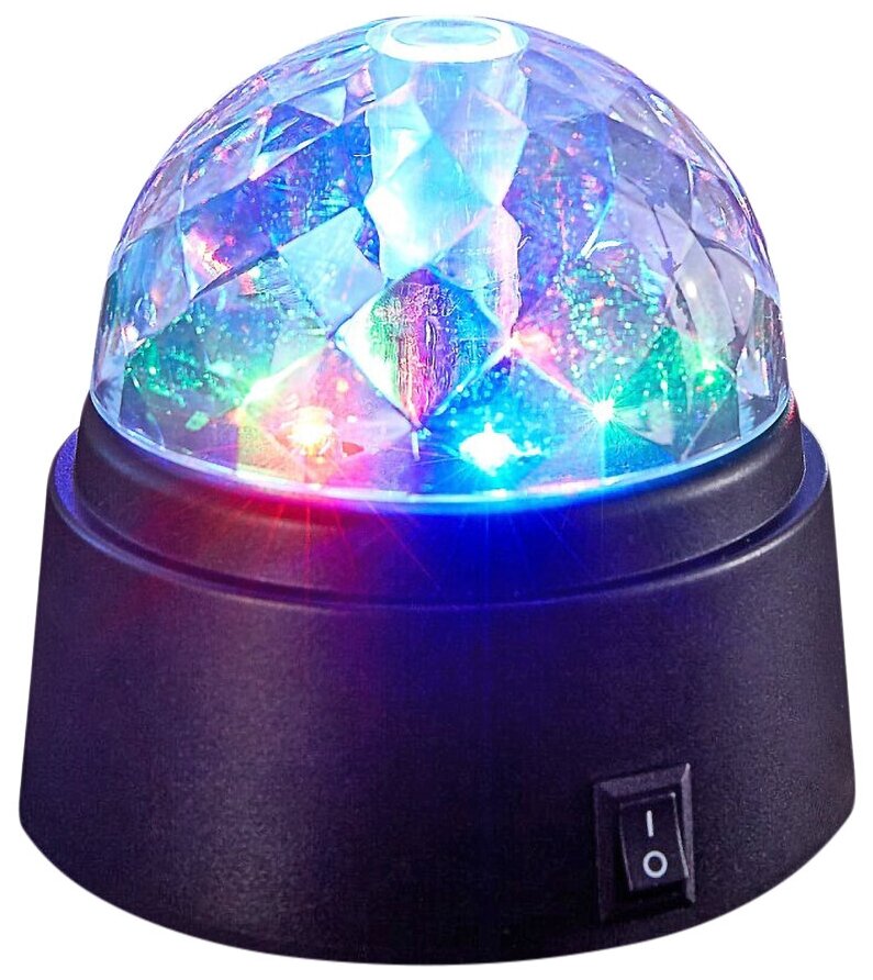 VEGAS Шар Диско , 6 разноцветных LED ламп, 99 см, 3АА /48 2 55130