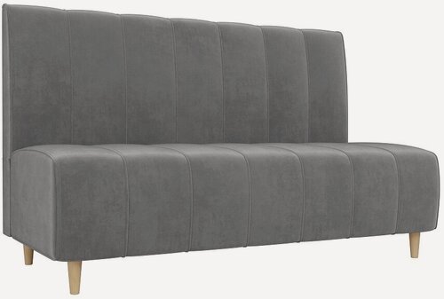 Изображение товара Кухонный диван Ральф Серый Велюр, 152х62х100 см
