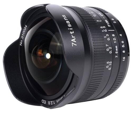 Объектив 7artisans 7.5mm F2.8 II Nikon Z, черный