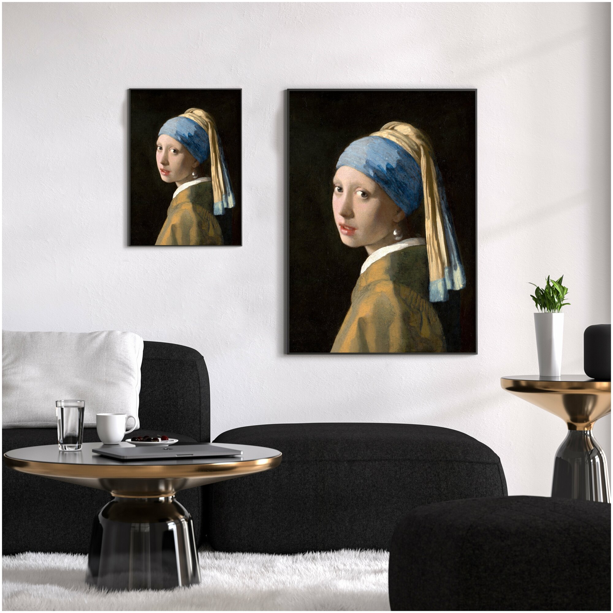 Постер Девушка с жемчужной сережкой, Ян Вермеер, Girl with a Pearl ...
