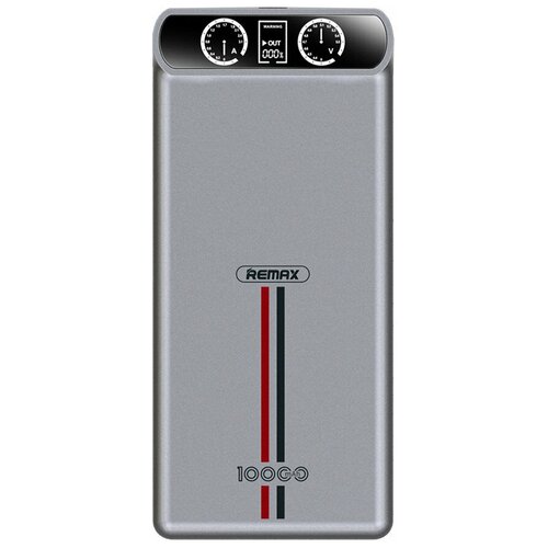 Портативный аккумулятор Remax Kingree 10000 mAh RPP-18, серый аккумулятор внешний xiaomi power bank 3 10000 mah 22 5w серебро