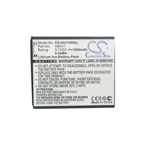 фото Аккумулятор cs-huy300sl hb5v1 для huawei ascend y511 g350 y300 3.7v / 1500mah/5.55wh cameron sino