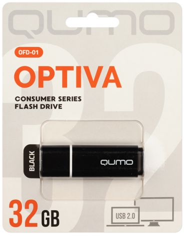 Флешка USB 32Gb QUMO Optiva 01 USB2.0 черный QM32GUD-OP1-black - фото №9