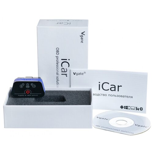 фото Автосканер emitron vgate icar bluetooth 1 шт.