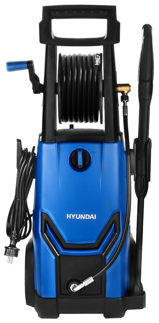 Мойка высокого давления Hyundai HHW 190-600 (190 бар, 590 л/ч, 2400 Вт, 9.6 кг, шланг 7 м, кабель 5 м)