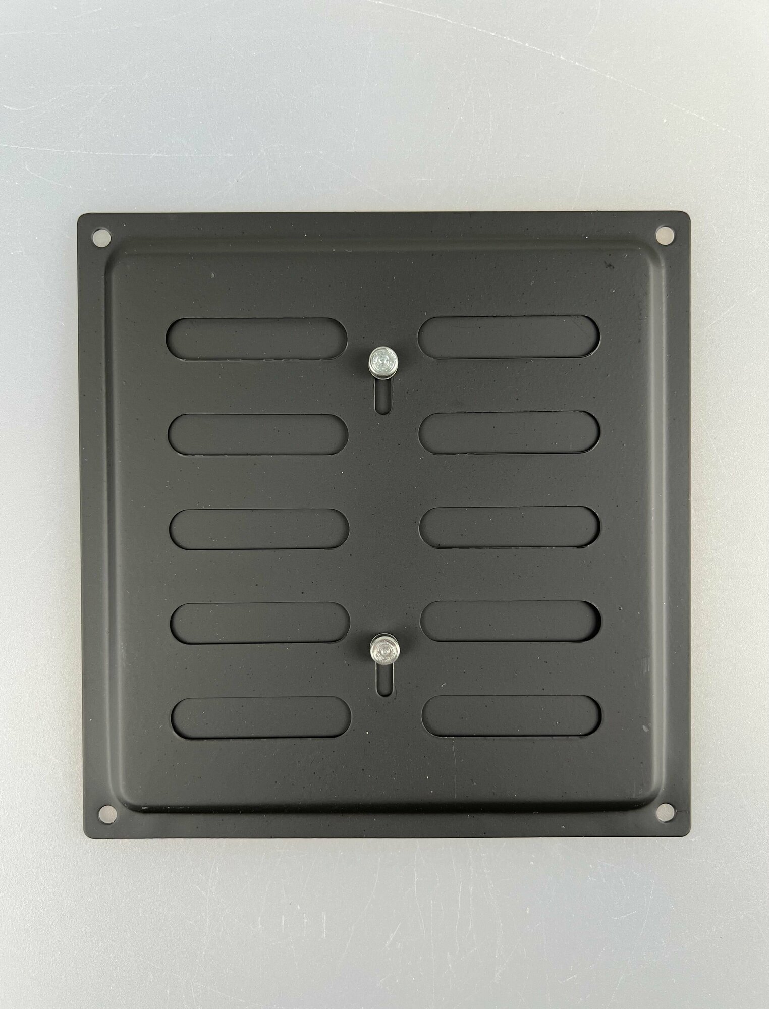 Решетка вентиляционная 150х150 регулируемая, черная (комплект 2 шт) - фотография № 4