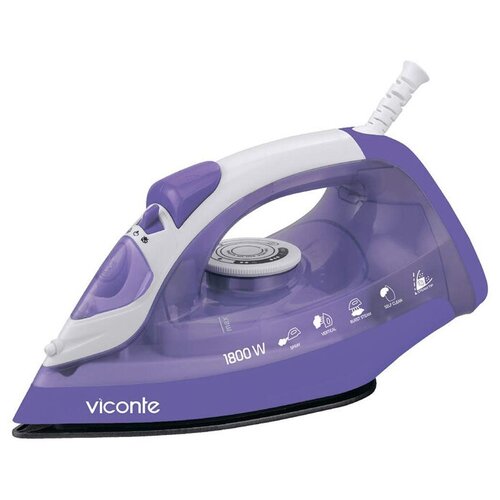 Утюг Viconte VC-4301, фиолетовый/белый утюг viconte vc 4316