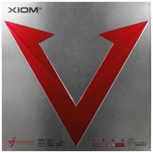 Накладка для настольного тенниса XIOM Vega Asia DF Red, 2.0