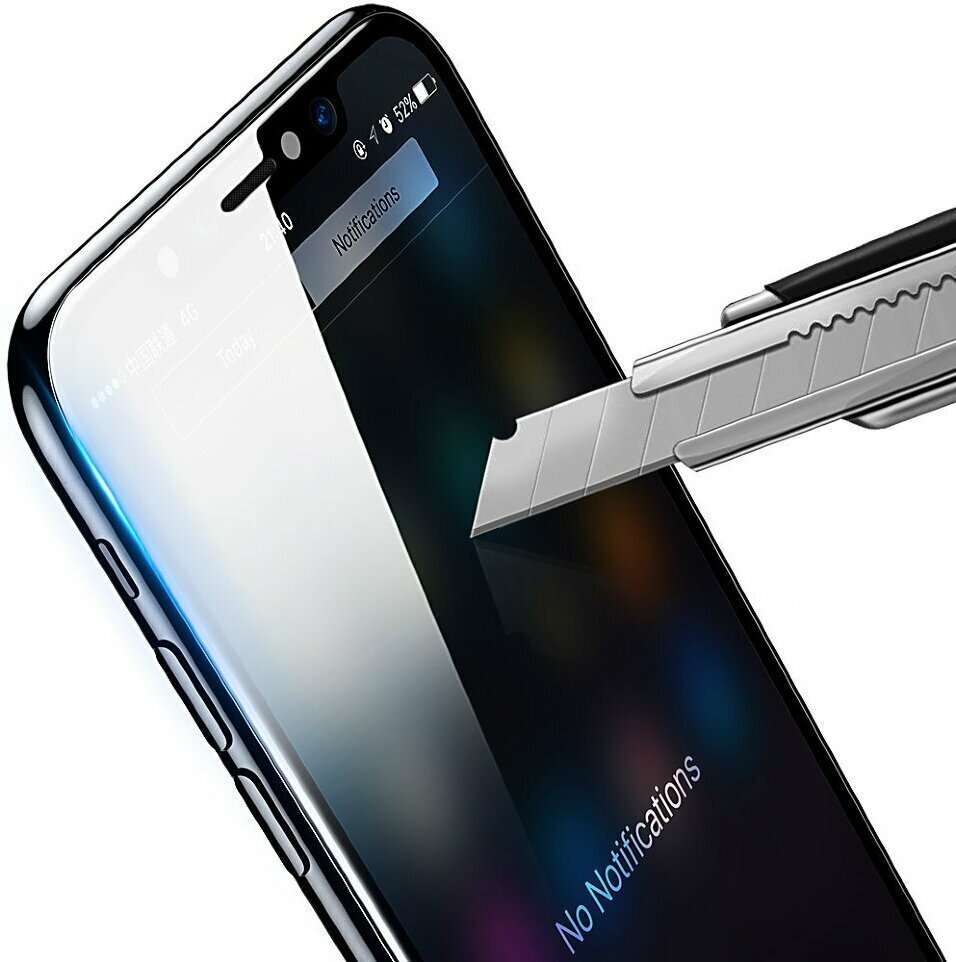 Комплект защитных стекол Baseus (SGAPIPH65-TZ01) для iPhone Xs Max (Black) - фото №9