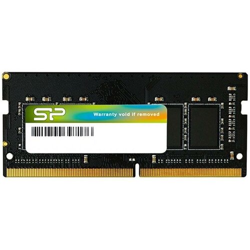 Модуль памяти Silicon Power 8GB 3200МГц DDR4 CL22 SODIMM 1Gx8 SR модуль памяти sodimm ddr4 8gb silicon power sp008gbsfu240b02 pc4 19200 2400mhz cl17 sodimm 1gx8 sr 1 2v