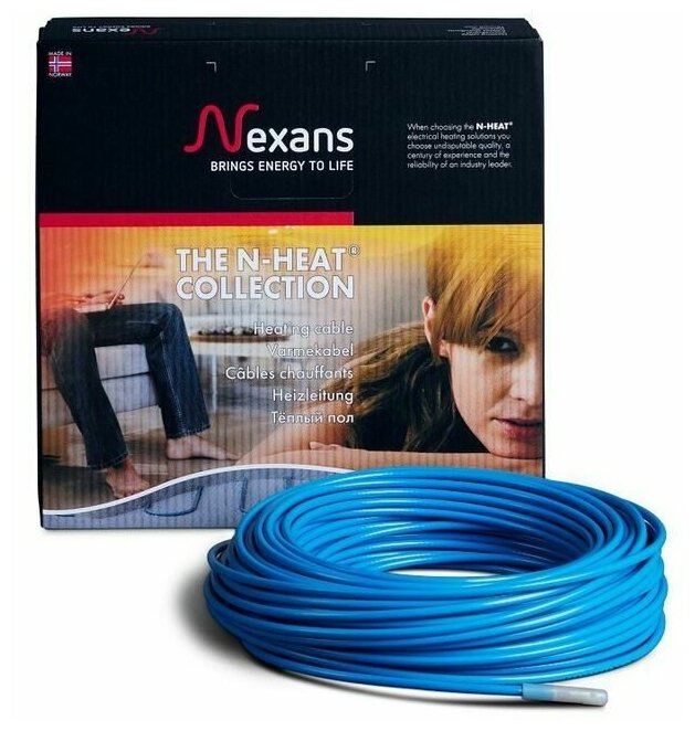 Нагревательный кабель Nexans Millicabl Flex 15-30.2м/450Вт. (двухжильный)