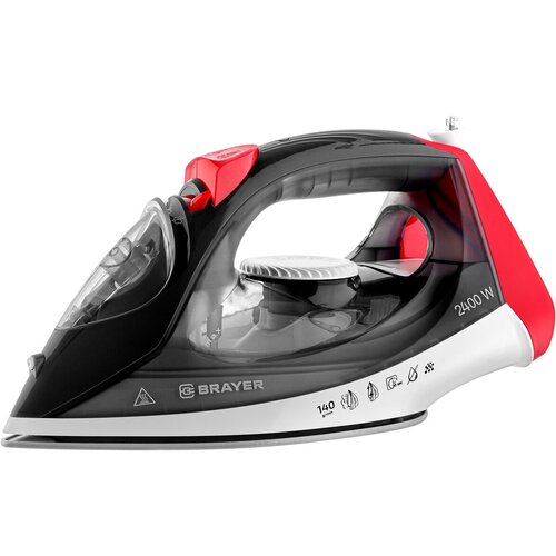 Утюг 2400ВТ керамич Покрытие С отпар Самооч антикап ЗАЩ от накипи РЕЗ 330МЛ BRAYER 584100₽