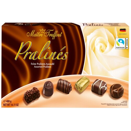 Шоколадные конфеты Ассорти пралине, 180 г
