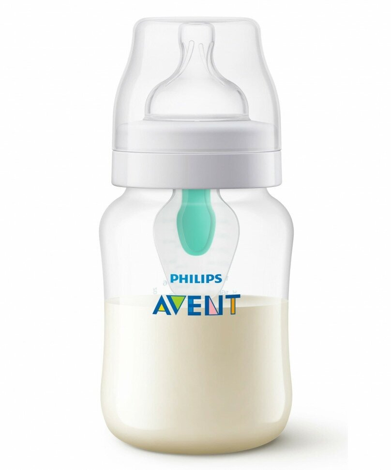 Бутылочка Avent (Авент) Anti-colic из пропилена с силиконовой соской 260 мл (SCF813/17) Philips Consumer Lifestyle B.V. - фото №11