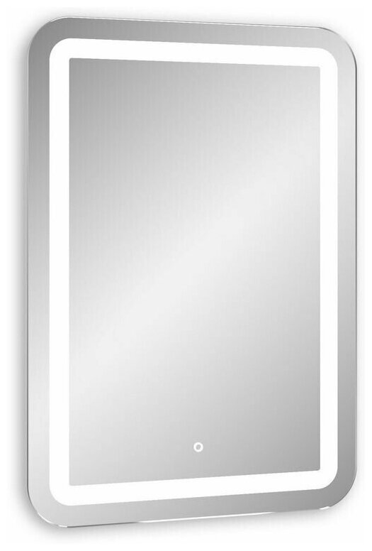 фото Зеркало Континент Lucia LED, 55*80 см, LED подсветка, сенсорный выключатель, антизапотевание