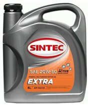 Масло моторное SINTEC Экстра SAE 20W50 API SG/CD (4л)