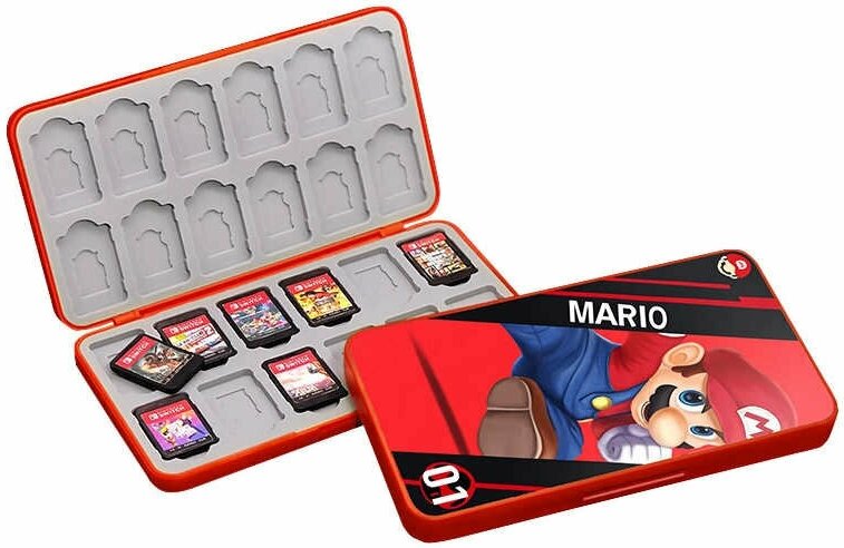 Кейс для хранения 24 картриджей Nintendo Switch Super Mario 01