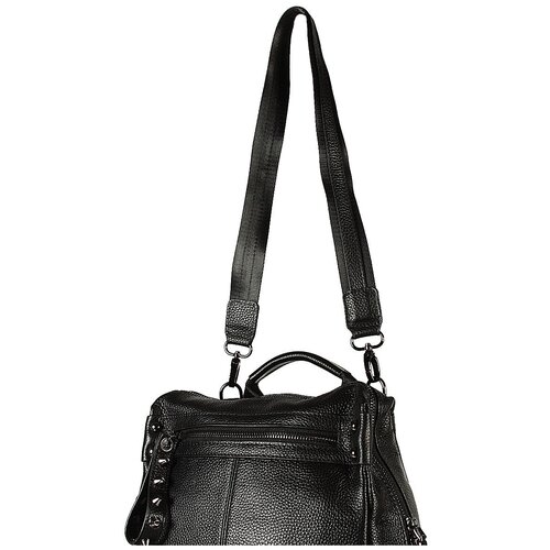 фото Рюкзак женский натуральная кожа meyninger кс-7007/черный1, модель рюкзак