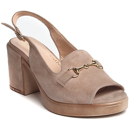 фото Босоножки женские летние milana 181417-1-2211 бежевый размер 40