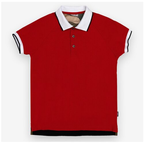 фото Поло gulliver, размер 140, красный