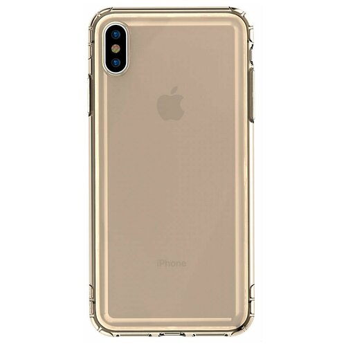 фото Чехол накладка baseus safety airbags case for ipx/xs 5.8inch transparent gold