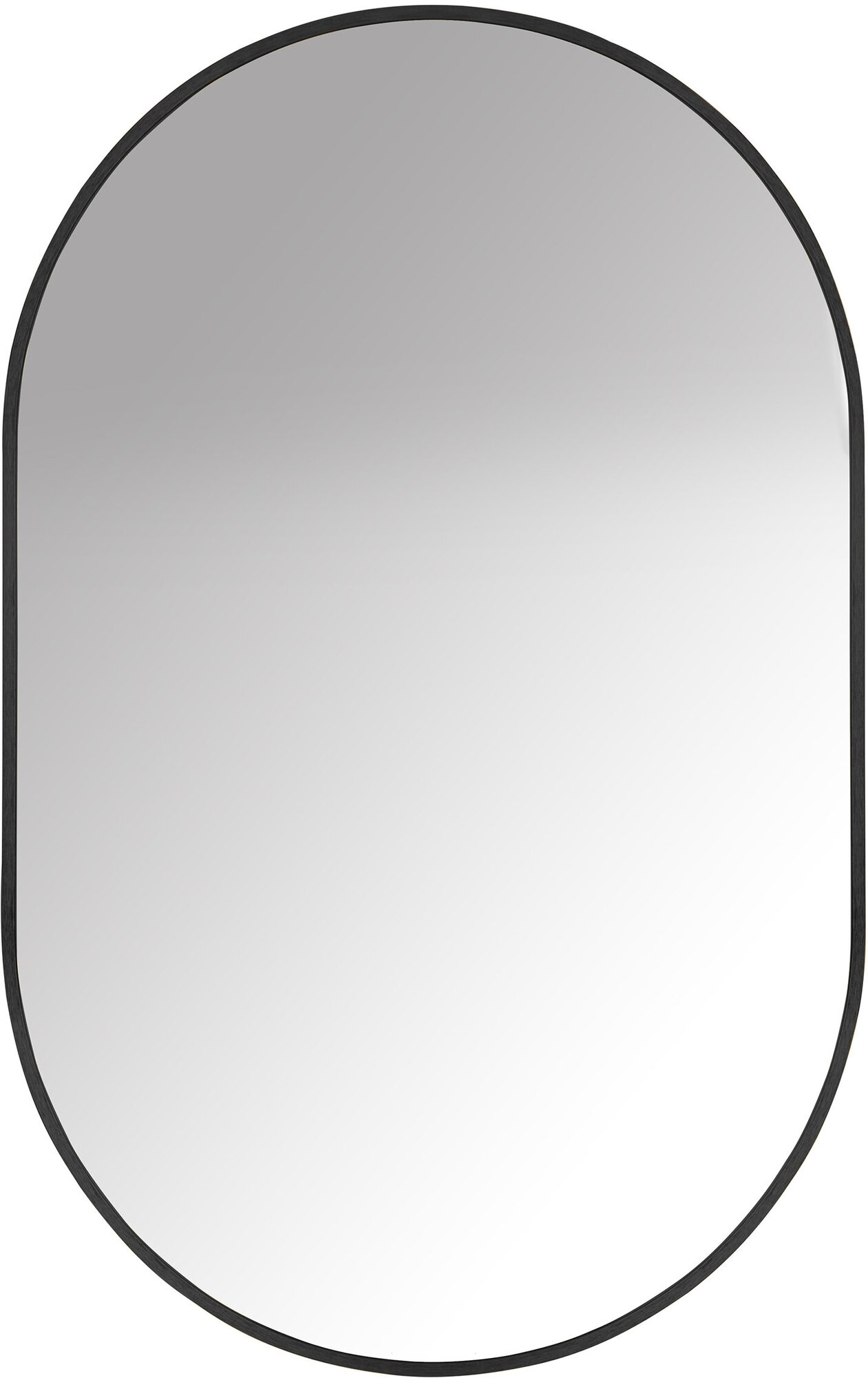 Настенное зеркало овальное Patterhome Монте-Карло 50 см х 80 см, в алюминиевой раме в ванную - фотография № 9