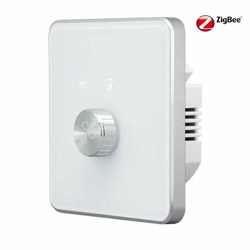 Умный выключатель вентилятора MAKERIGH 5 скоростей Zigbee White 2413₽