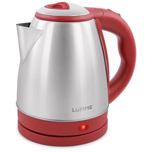 Чайник LUMME LU-162, бордовый гранат lumme lu 162 темный топаз чайник металлический