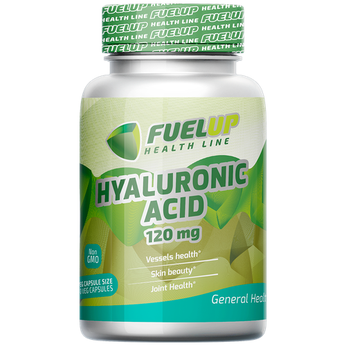 FuelUp Hyaluronic Acid (Гиалуроновая кислота) 120 мг 60 капсул, срок годности 09/2023