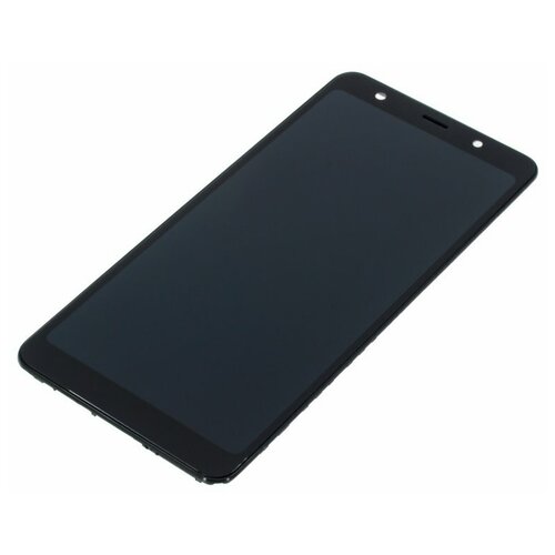 Дисплей для Samsung A750 Galaxy A7 (2018) (в сборе с тачскрином) в рамке, черный, AAA дисплей для samsung m127 galaxy m12 в сборе с тачскрином в рамке черный aaa